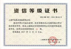 中成泵業(yè)獲得資信等級AA級認證證書(shū)